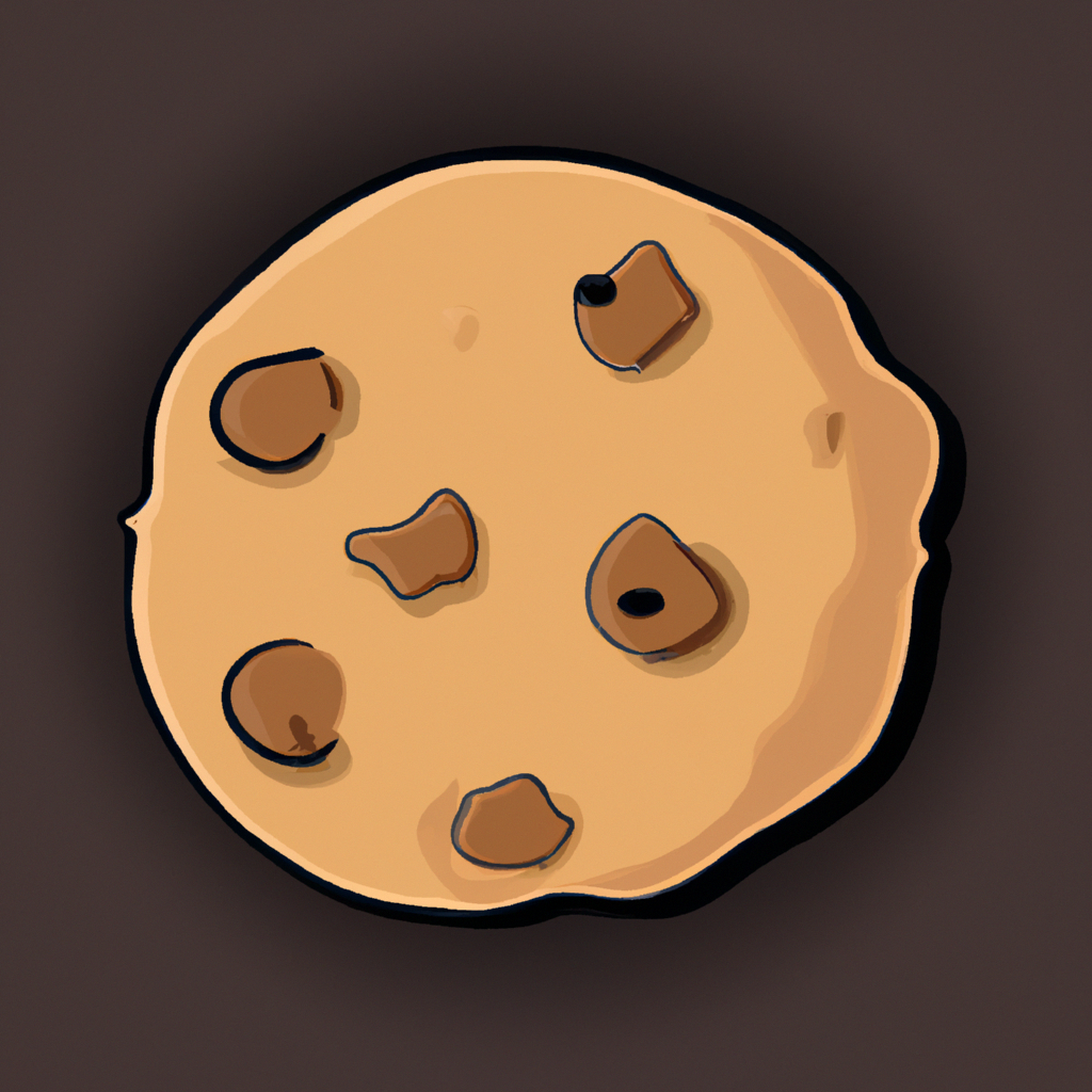 Cookie consent biscuit icon cute
